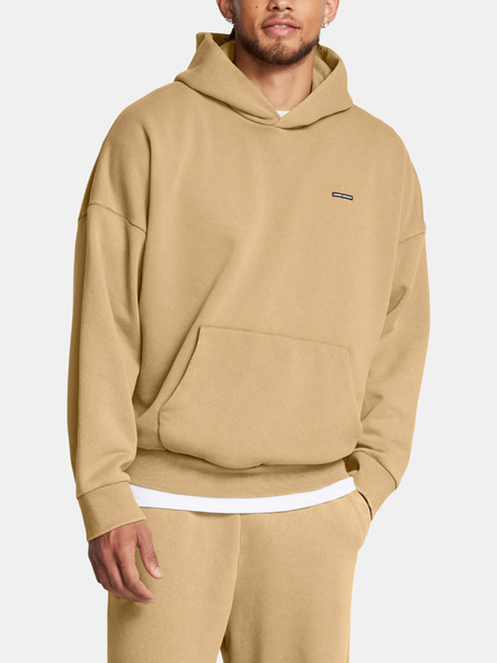 Under Armour Férfi felső Under Armour UA Icon HWT Flc Wash OS Hood-BRN