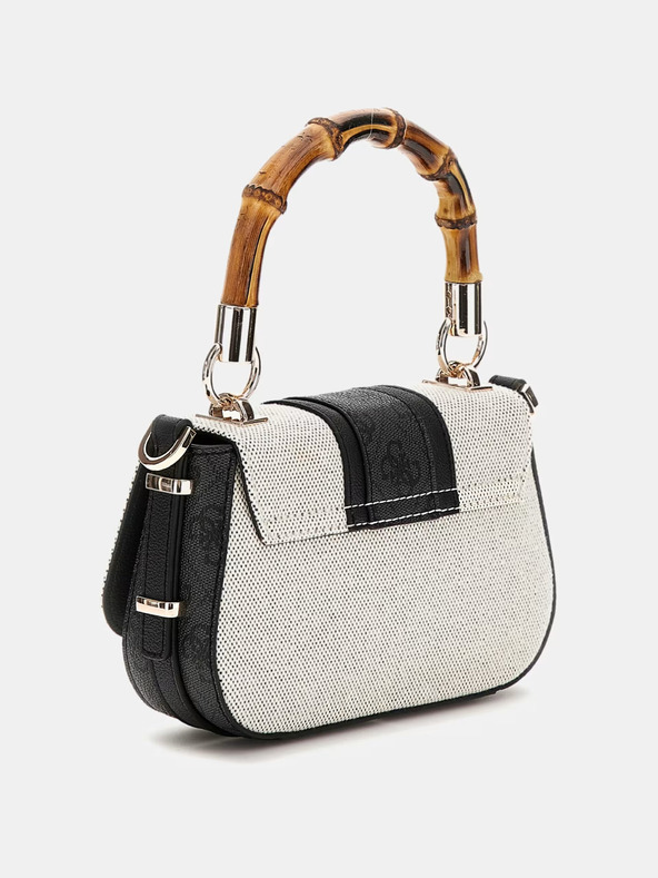 Guess Fekete és krémszínű kis női kézitáska Guess