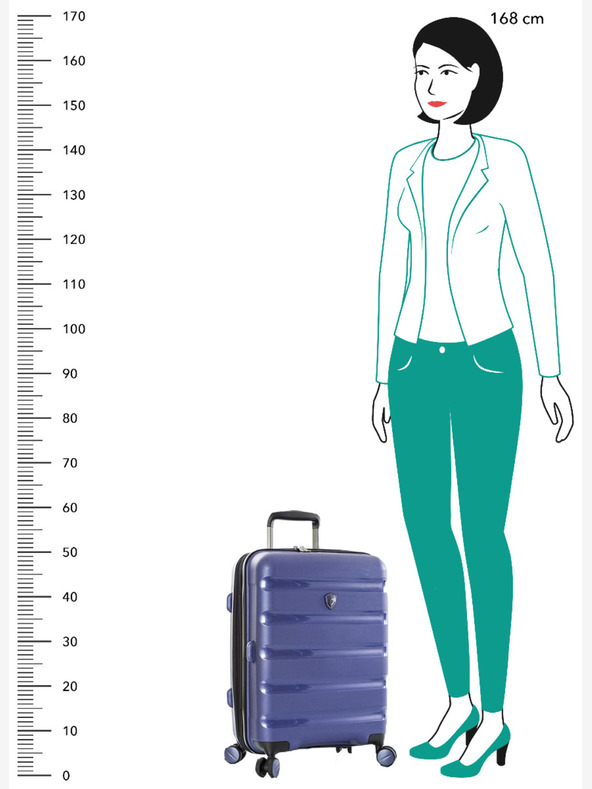 Heys Heys Metallix S Cobalt utazótáska - kék