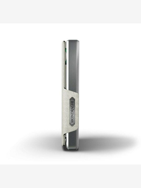 Mondraghi Mondraghi Saffiano ezüst bőr pénztárca