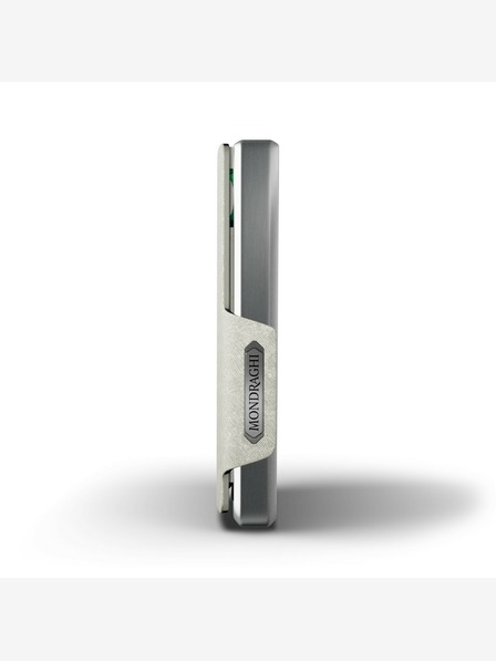 Mondraghi Mondraghi Saffiano ezüst bőr pénztárca