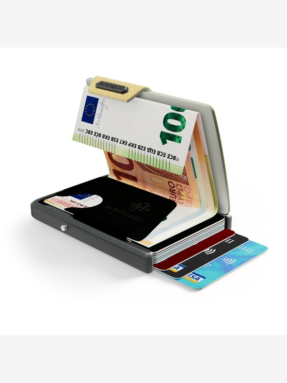 Mondraghi Mondraghi Saffiano arany bőr pénztárca