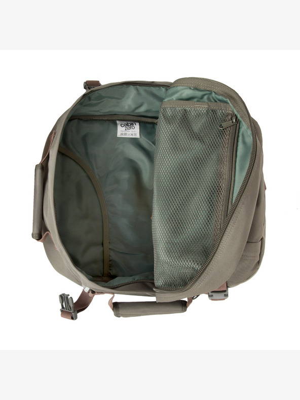 CabinZero Khaki színű uniszex CabinZero Classic Sand hátizsák (28L)