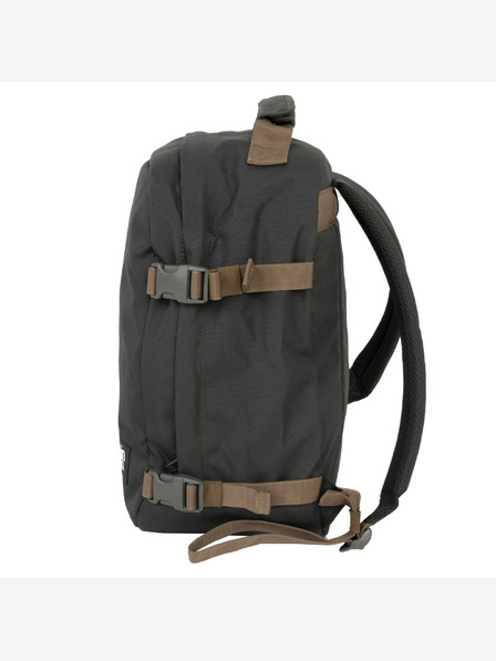 CabinZero Barna és fekete unisex hátizsák CabinZero Classic Sand (28L)