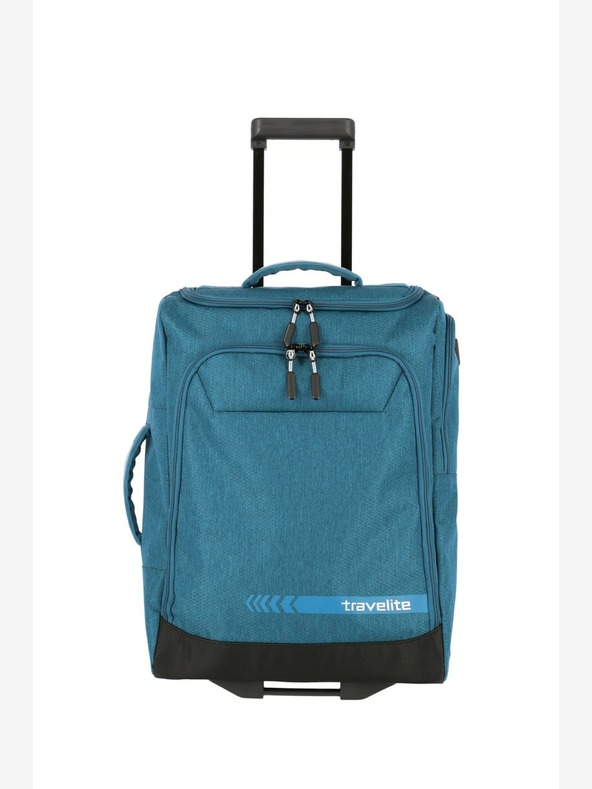 Travelite Kick Off Wheeled Duffle S - petrolejová Táska