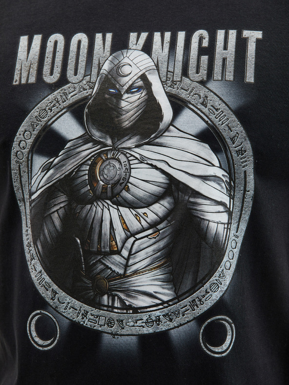 ZOOT.Fan Fekete uniszex póló Moon Knight ZOOT. FAN Marvel