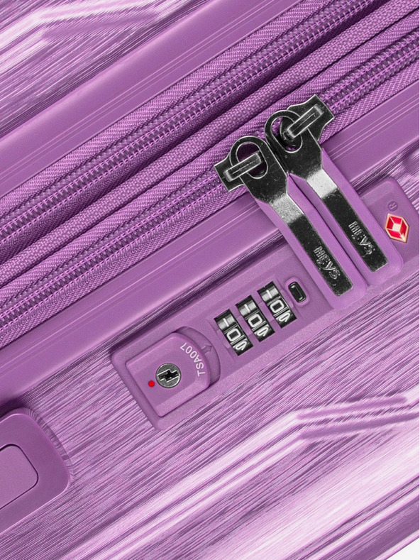 Heys Három darab lila Heys Xtrak S,M,L utazótáska készlet