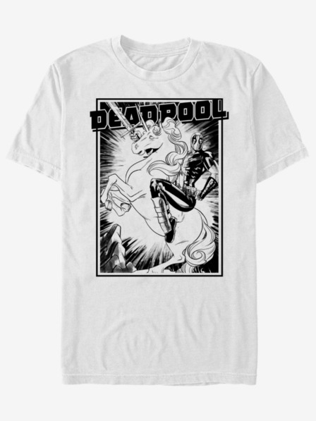ZOOT.Fan Fehér unisex póló Deadpool Fantasy ZOOT.Fan Marvel Fantasy ZOOT.Fan Marvel póló