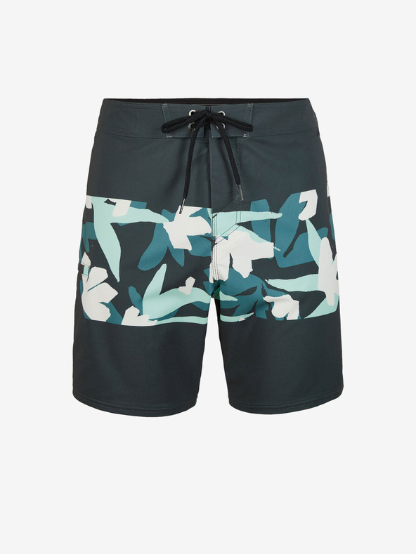 O'Neill Zöld és szürke férfi mintás O'Neill HYPERFREAK CAMORRO 17'' BOARDSHORTS O'Neill HYPERFREAK 17'' BOARDSHORTS