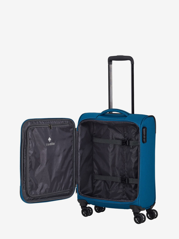 Travelite Három darabos Travelite Chios S,M,L Petrol utazóbőrönd készlet