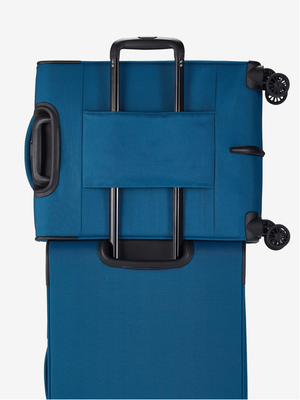 Travelite Három darabos Travelite Chios S,M,L Petrol utazóbőrönd készlet