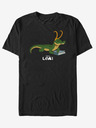 ZOOT.Fan Fekete unisex póló ZOOT.Fan Marvel Gator Loki Hero