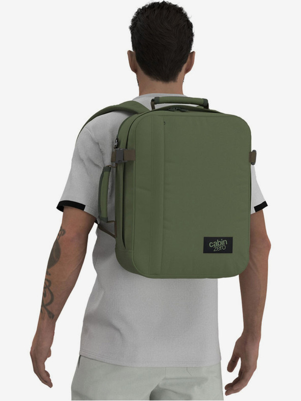 CabinZero Khaki unisex hátizsák CabinZero Classic Tech (28L)