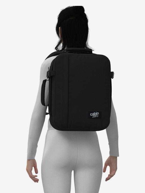 CabinZero Fekete unisex hátizsák CabinZero Classic Tech (28L)