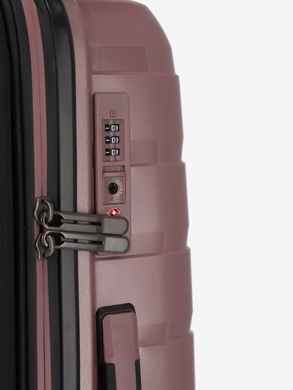 Travelite Három darabos Travelite Air Base S,M,L rózsaszín utazótáska készlet