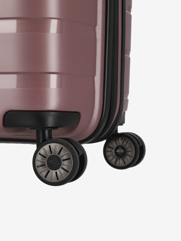 Travelite Három darabos Travelite Air Base S,M,L rózsaszín utazótáska készlet