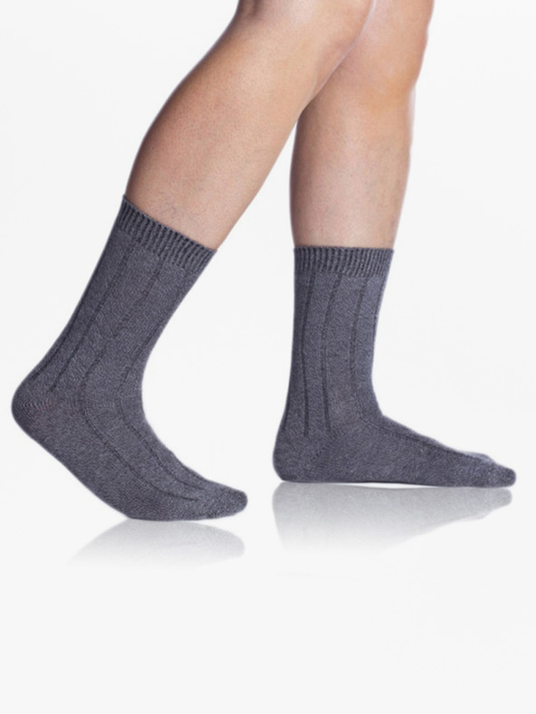 Bellinda Sötétszürke uniszex Bellinda BAMBUS CASUAL UNISEX SOCKS téli zokni
