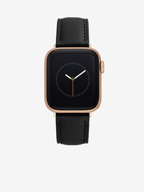Anne Klein Fekete bőrszíj az Apple Watch-hoz Anne Klein