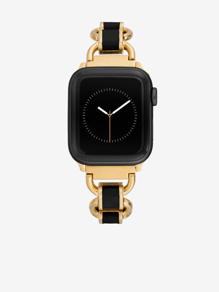 Anne Klein Női szíj az Apple Watch 42/44/45/ultra 49mm-es órájához arany színben Anne Klein
