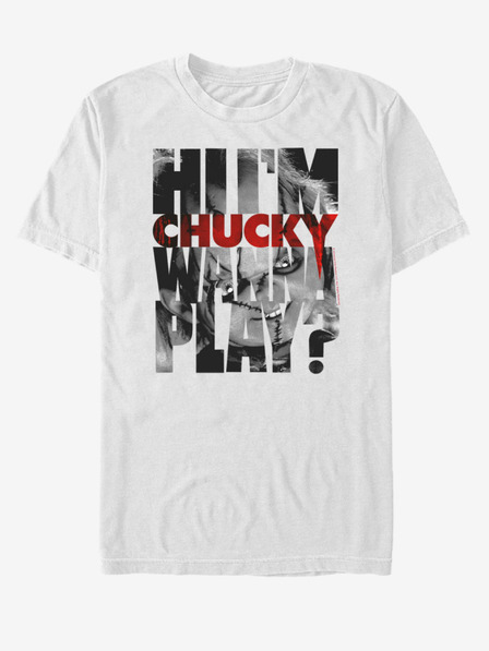 ZOOT.Fan Fehér uniszex póló ZOOT.Fan NBCU Wanna Play