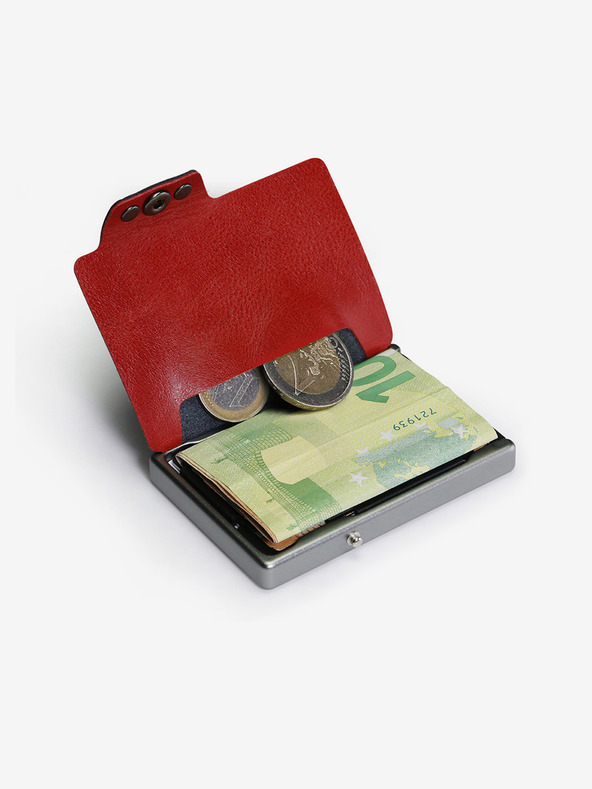 Mondraghi Mondraghi Carbon Plus fekete mintás bőr pénztárca