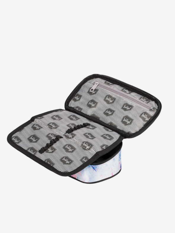 BAAGL  Rózsaszín iskolai tolltartó absztrakt Baagl