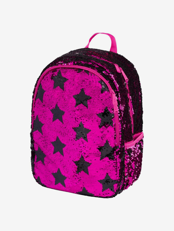 BAAGL  Rózsaszín iskolai hátizsák mókás csillagok Baagl