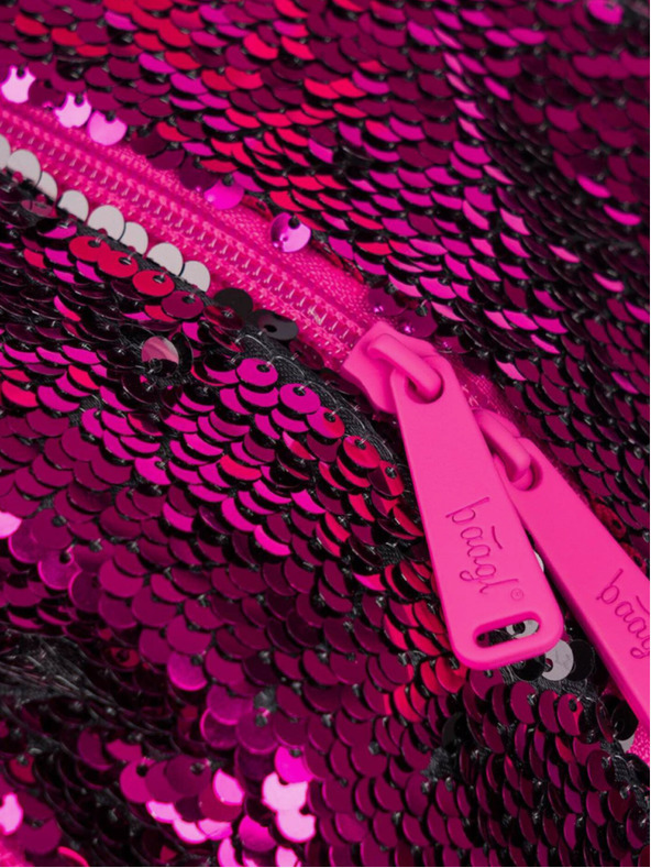 BAAGL  Rózsaszín iskolai hátizsák mókás csillagok Baagl