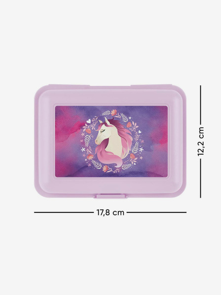 BAAGL  Lila uzsonnás doboz ló Baagl