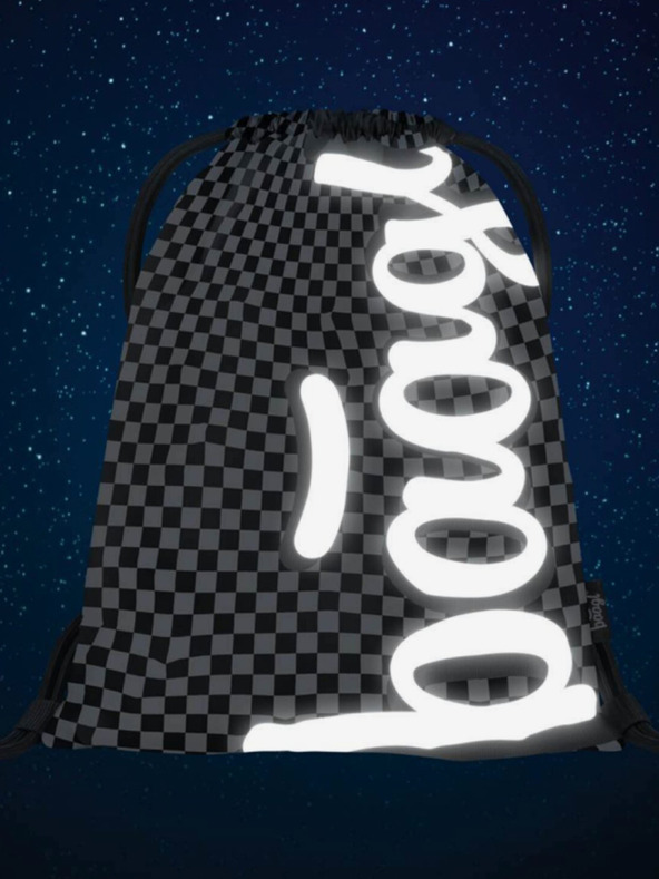 BAAGL  Fekete skate ska táska - minta Baagl