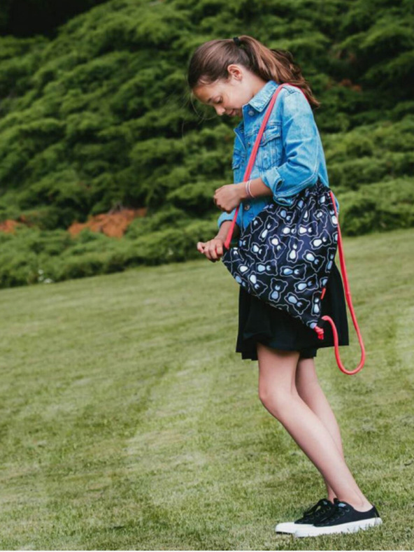 BAAGL  Fekete iskolatáska teribear black Baagl