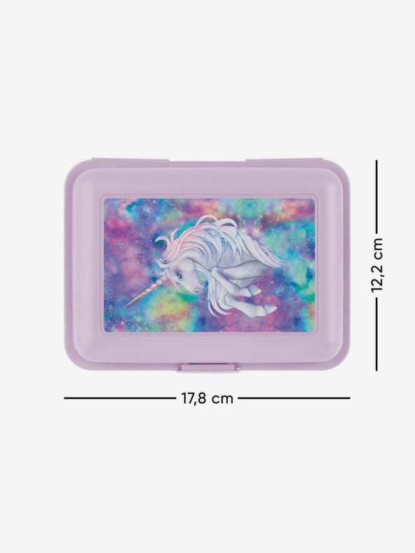 BAAGL  Lila uzsonnás doboz egyszarvú Baagl