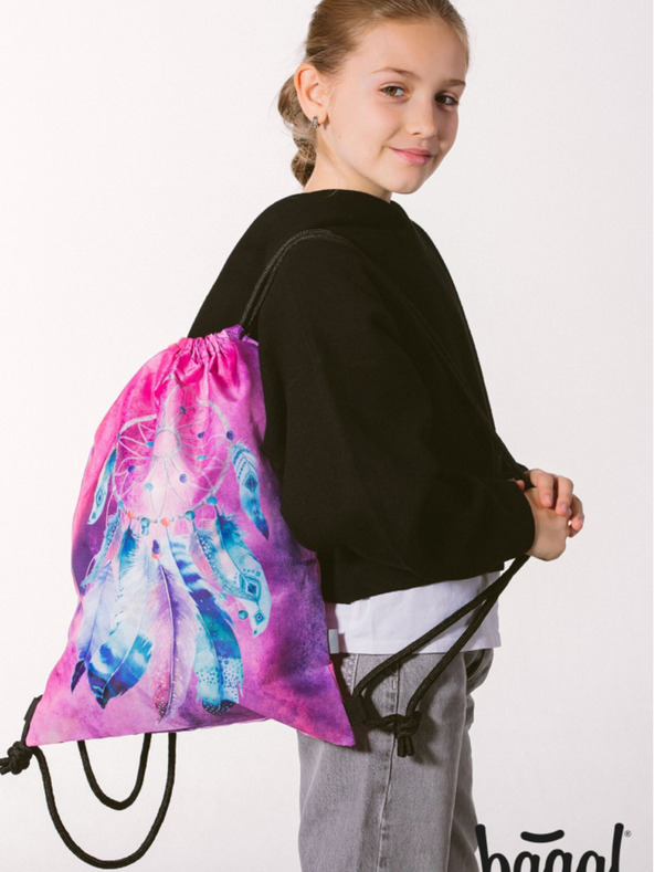 BAAGL  Rózsaszín Táska Baagl Lapač Snov