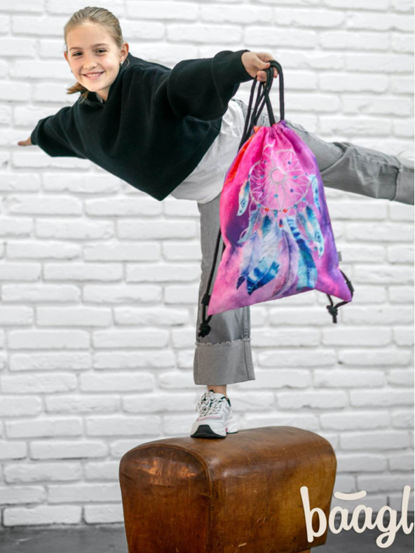 BAAGL  Rózsaszín Táska Baagl Lapač Snov