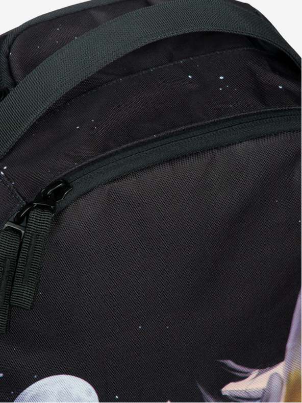 BAAGL  Fekete hátizsák Baagl eARTh - Kingfisher by Caer8th