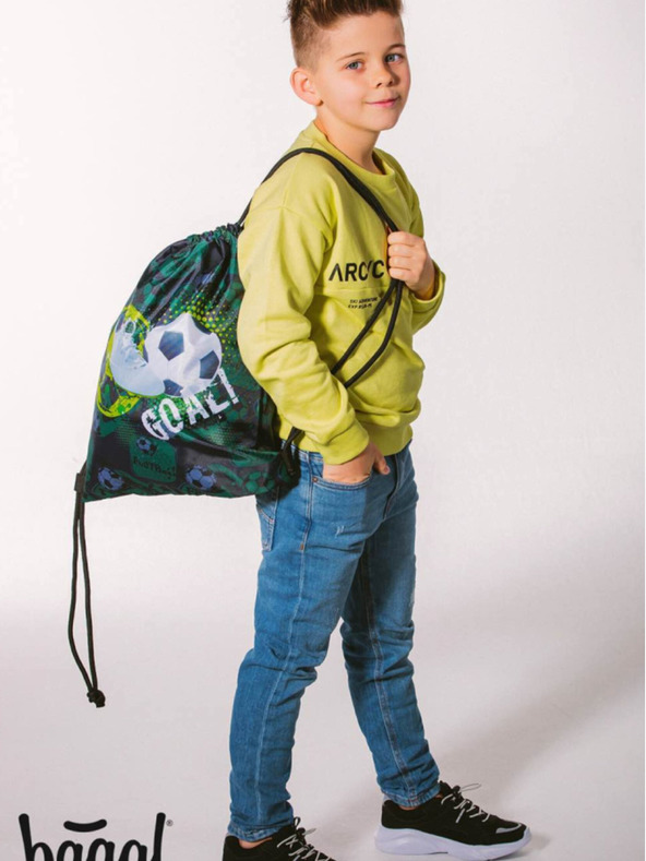 BAAGL  Zöld táska Baagl Football Goal