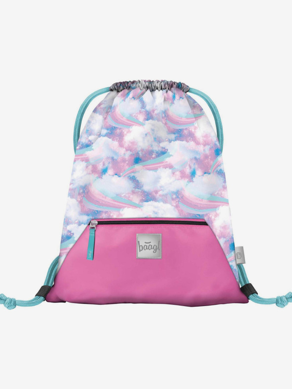 BAAGL  Kék táska zsebbel Baagl Nebe