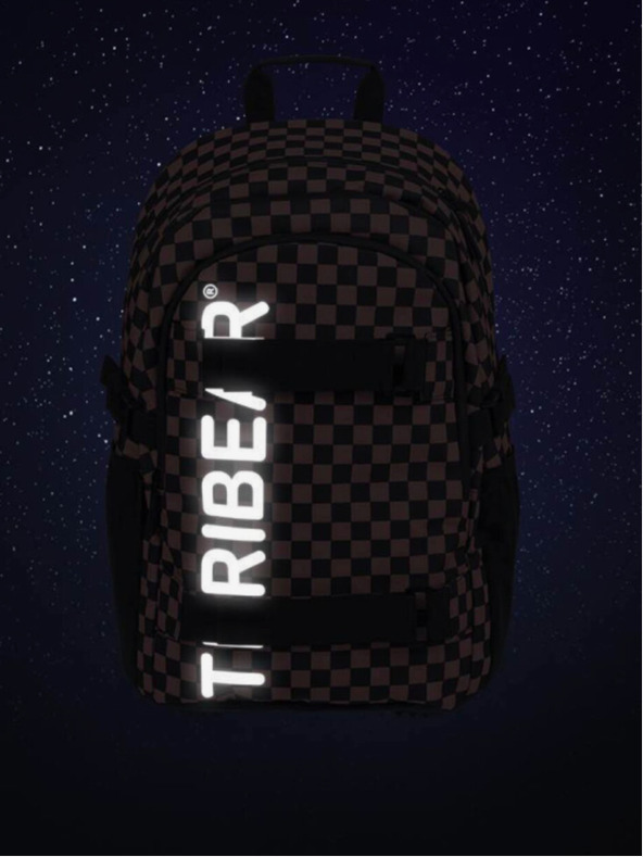 BAAGL  Fekete iskolai készlet Skate hátizsák, tolltartó és táska Baagl Teribear