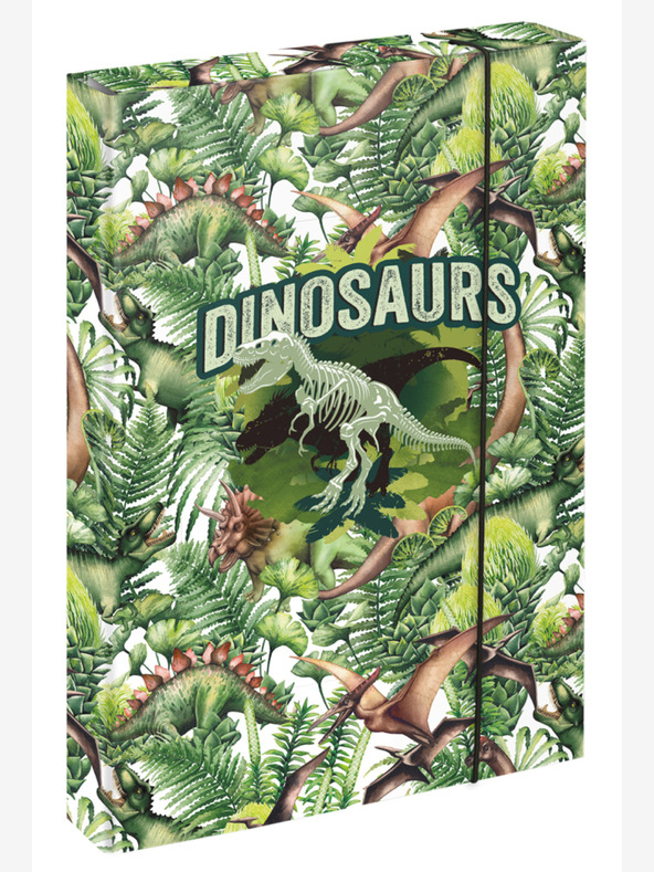 BAAGL  Zöld iskolai füzetborító A4 Baagl Jumbo Dinoszaurusz