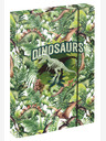 BAAGL  Zöld iskolai füzetborító A4 Baagl Jumbo Dinoszaurusz