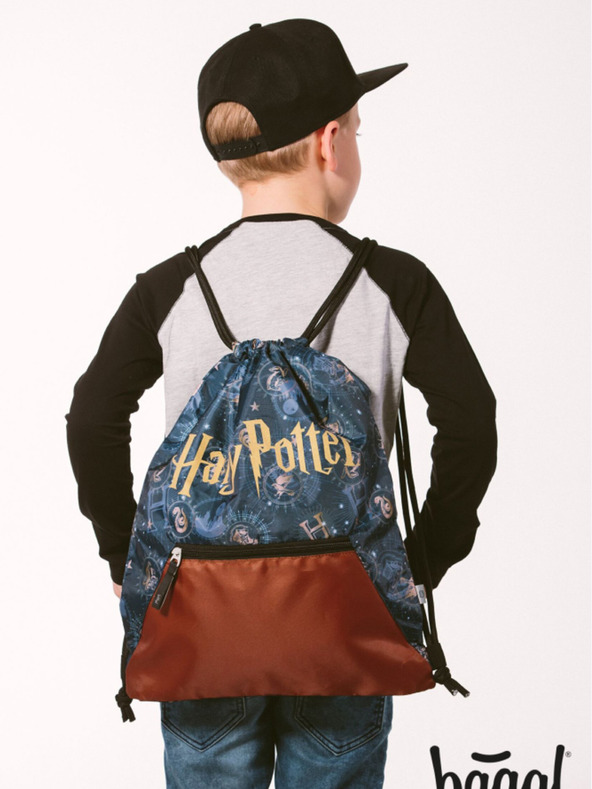 BAAGL  Fekete táska zsebbel Baagl Harry Potter Harry Potter Roxfort