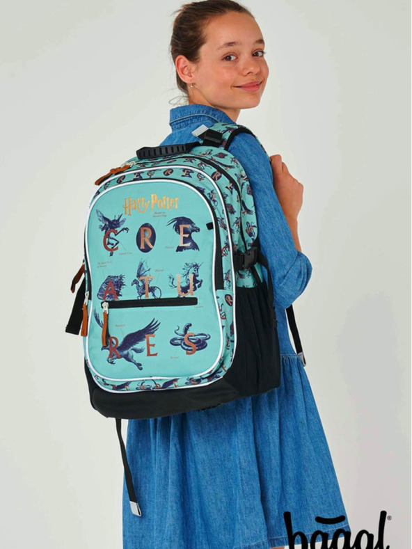 BAAGL  Kék iskolai hátizsák Baagl Core Harry Potter Fantasztikus állatok
