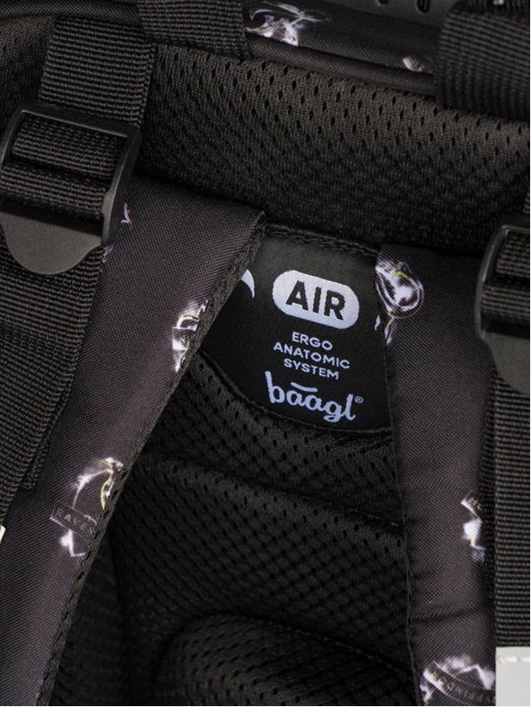 BAAGL  Fekete Iskolai hátizsák Baagl Core Harry Potter Roxfort