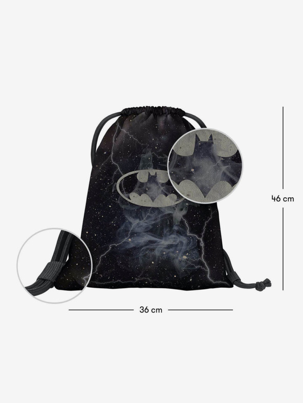 BAAGL  Fekete iskolatáska Baagl Batman Storm