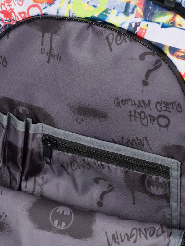 BAAGL  Fekete Iskolai hátizsák Baagl Skate Batman Comics