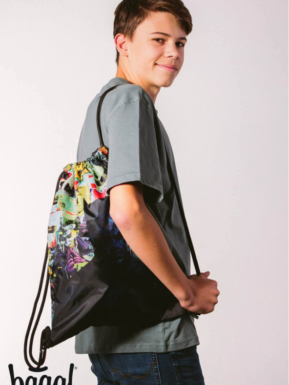 BAAGL  Fekete táska Baagl Skate Batman képregény Baagl Skate Batman Comics