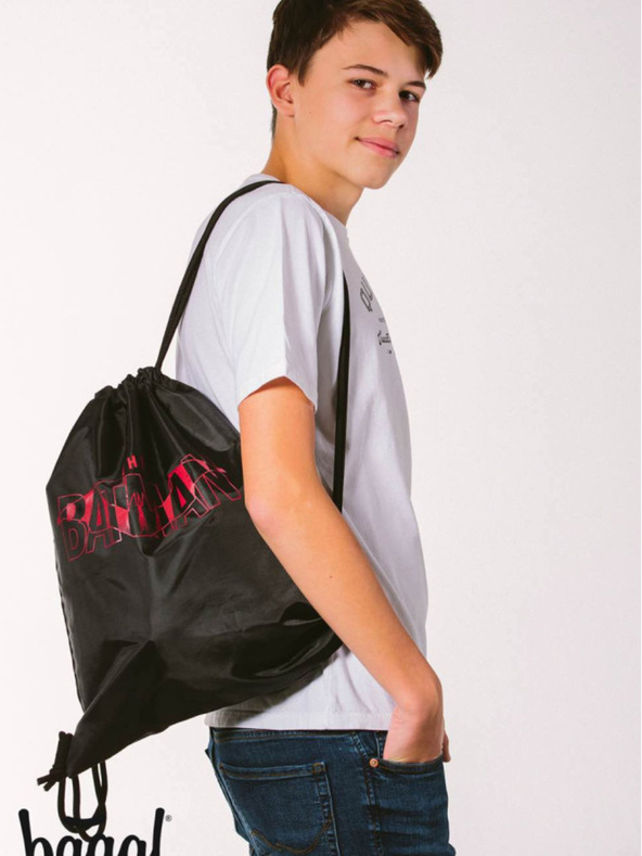 BAAGL  Fekete táska Baagl Batman Red