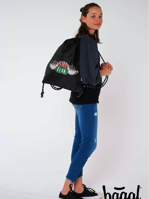 BAAGL  Fekete Baagl Friends Central Perk táska