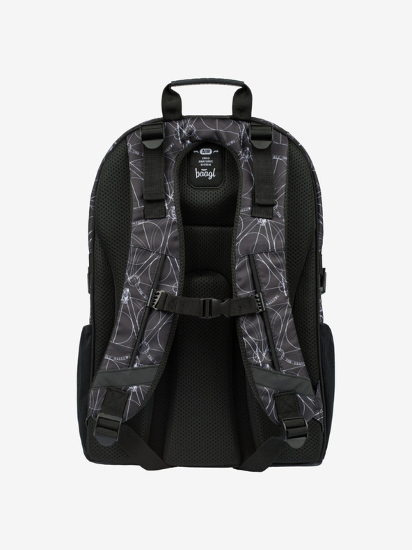 BAAGL  Fekete iskolai szett - hátizsák, tolltartó, táska Baagl Skate Harry Potter Halálos iramban