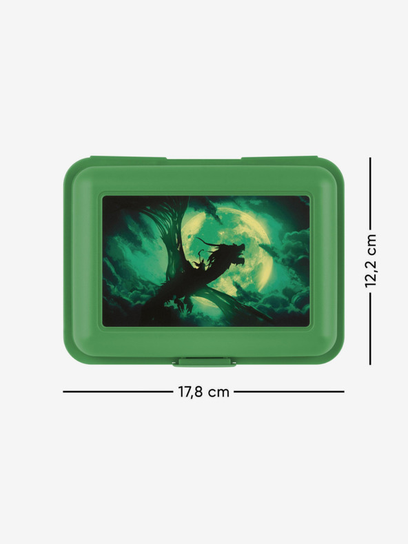 BAAGL  Zöld uzsonnás doboz Baagl Dragon